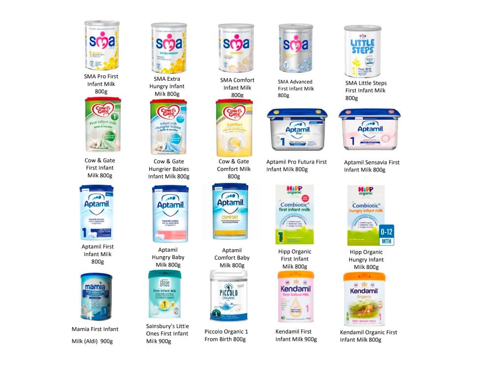 infant first formula milk