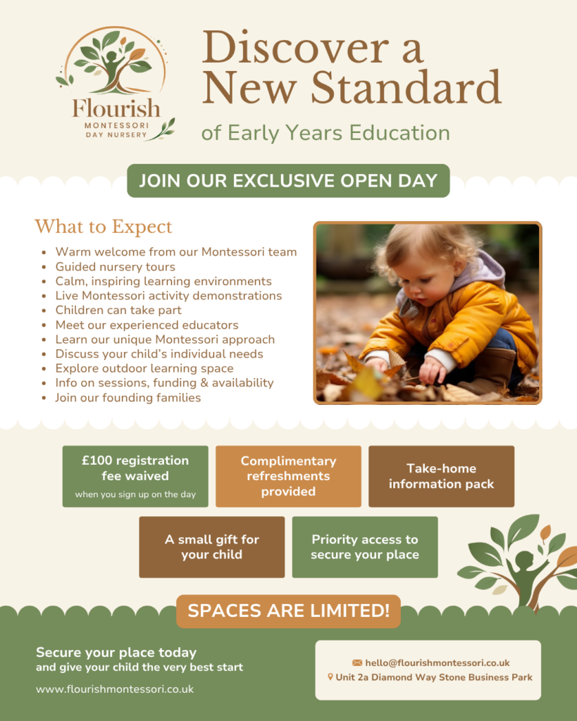 Open Day - Flourish Montessori Day Nursery