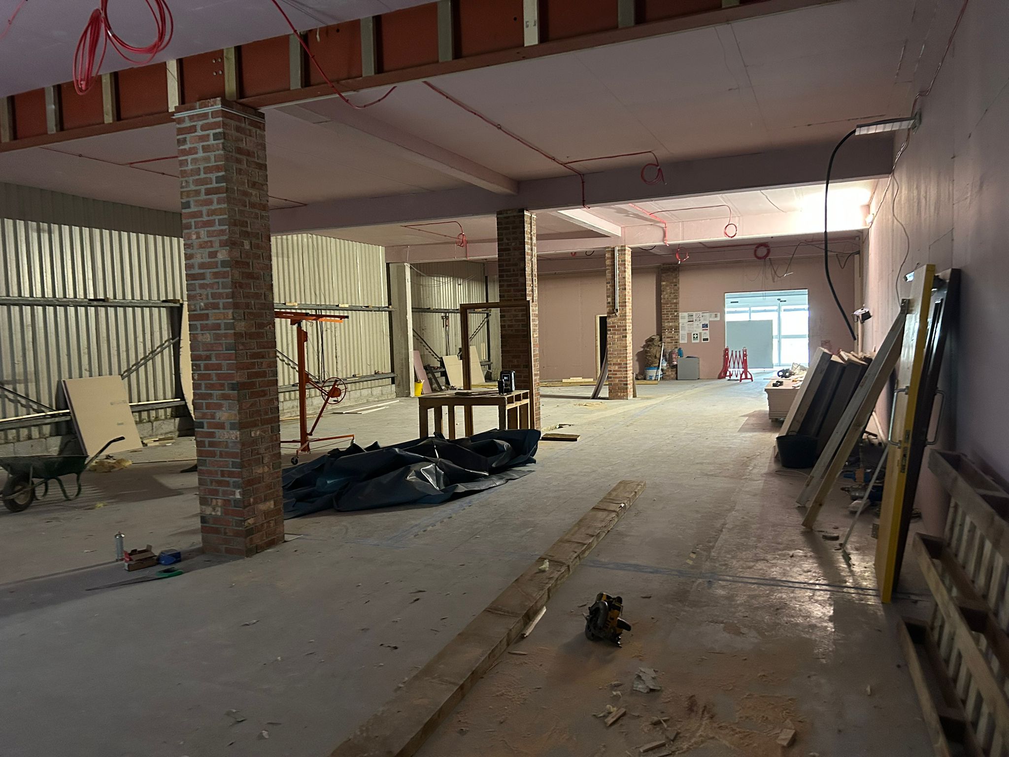 First Week of The Building Works