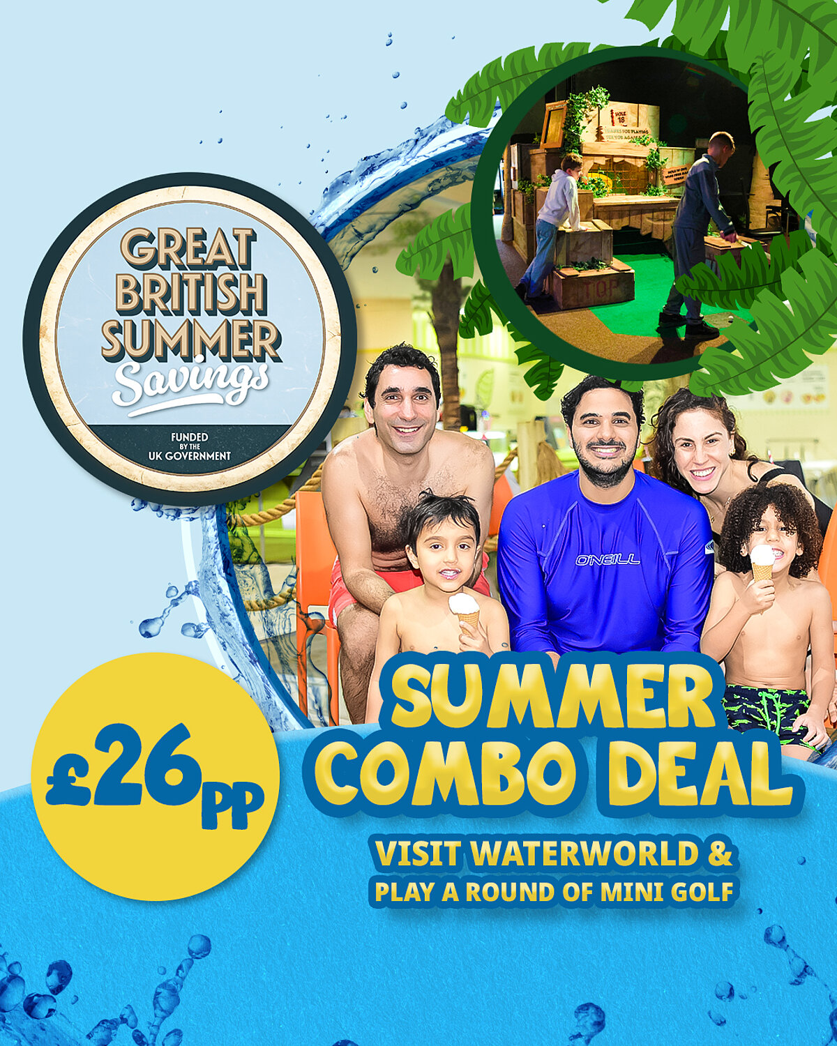 Mini Golf Combo Deal